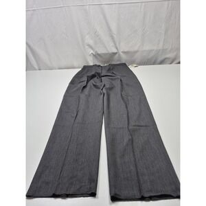 VTG Greg Peters Dress Pants Mens 36x36 Gray Wool Pleated NWT Business Office